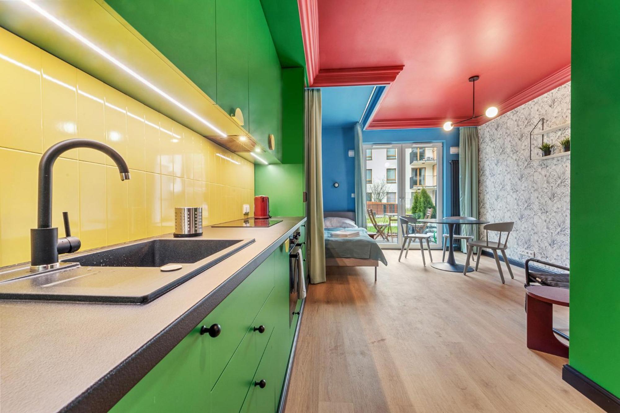 Colorful Apt Close To The Center Great Location Apartment Warsaw Ngoại thất bức ảnh